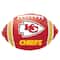 17" Kansas City Chiefs Football Foil Balloon